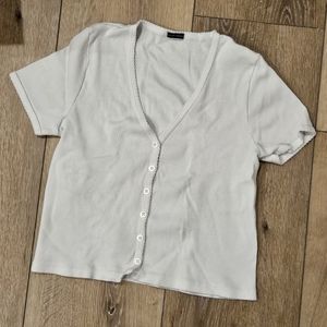 Brandy Melville White Crop Top